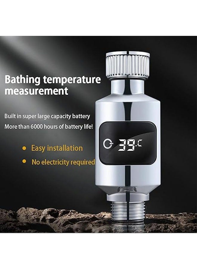 general Bathroom Shower Faucet Water Thermometer LED Digital Display Bathtub Water Temperature Monitor For Home Shower - Image 4