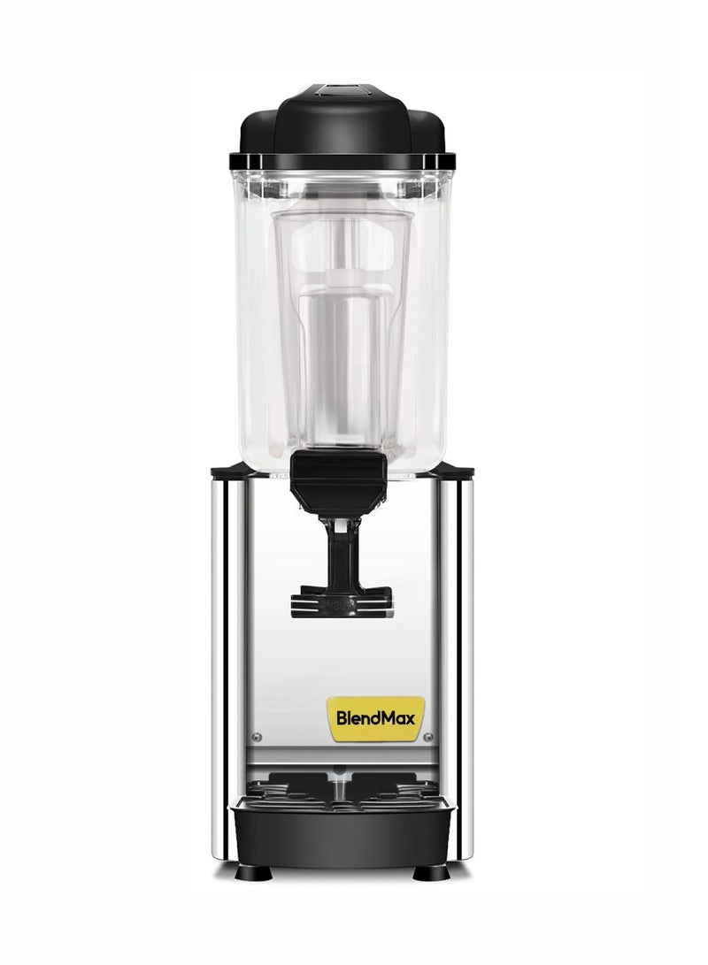 BlendMax Commercial Cold Beverage Dispenser Machine, Juice Dispenser, Water Dispenser, with Drip Tray Transparent, 1 Tank, 12 Litres, 224x445x655 (mm) - Image 2