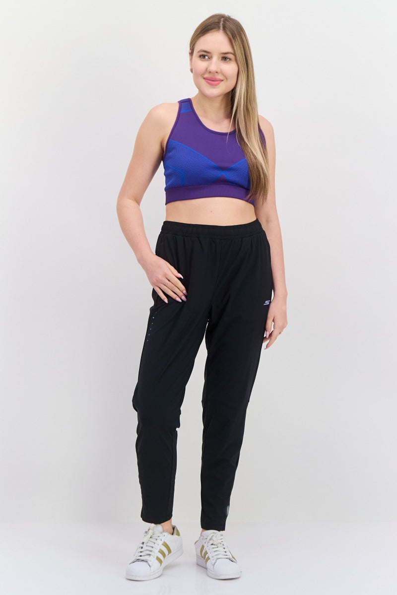 SKECHERS Women Sportswear Fit Training Pant, Black  - Image 4