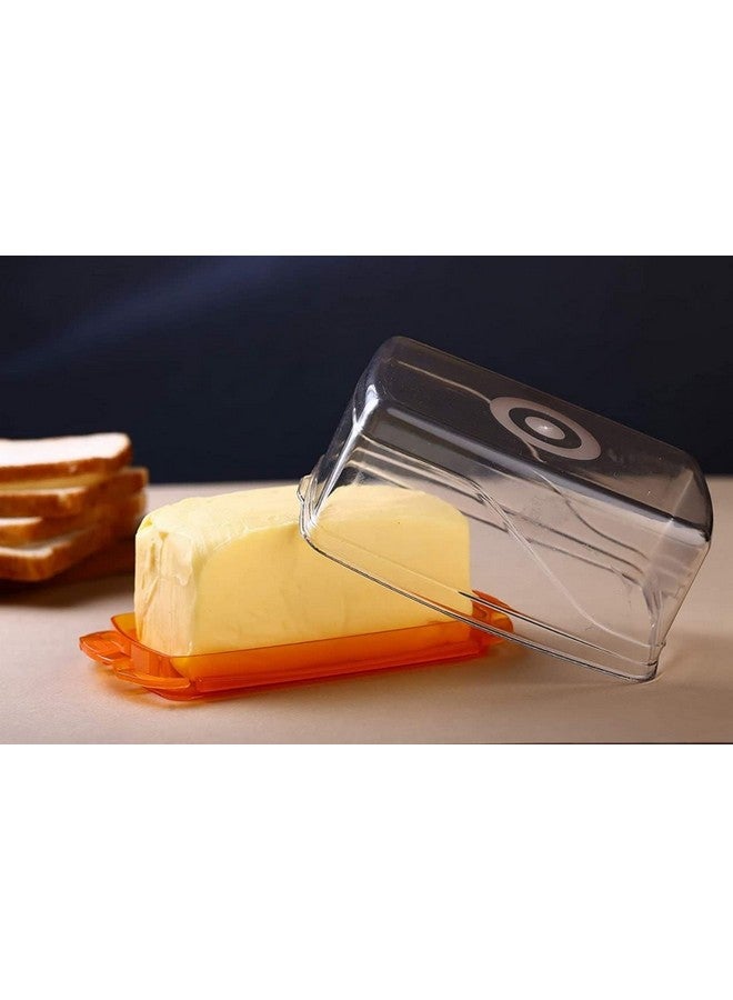 Black Olive Black Olive Plastic Butter Box with Lid- Multipurpose Transparent Butter Storage Dish Container with Cover for Kitchen and Refrigerator (Butter Box with Lid)  - Image 4