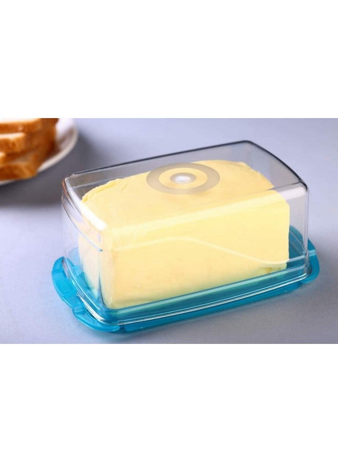 Black Olive Black Olive Plastic Butter Box with Lid- Multipurpose Transparent Butter Storage Dish Container with Cover for Kitchen and Refrigerator (Butter Box with Lid)  - Image 1