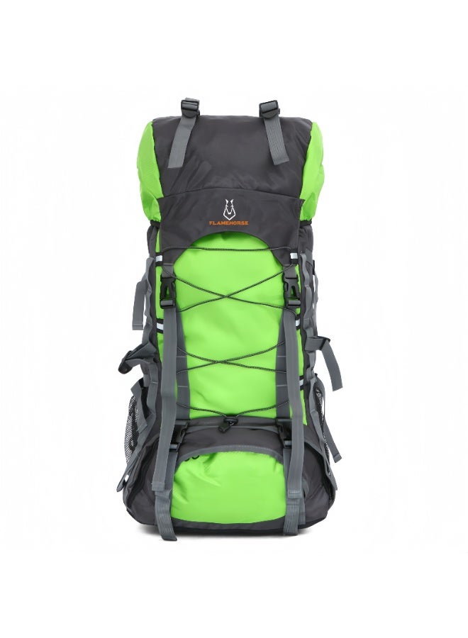 FLAMEHORSE New 60L Backpack Outdoor Backpack Men and Women Mountaineering Bag Rainproof Backpack - Image 1