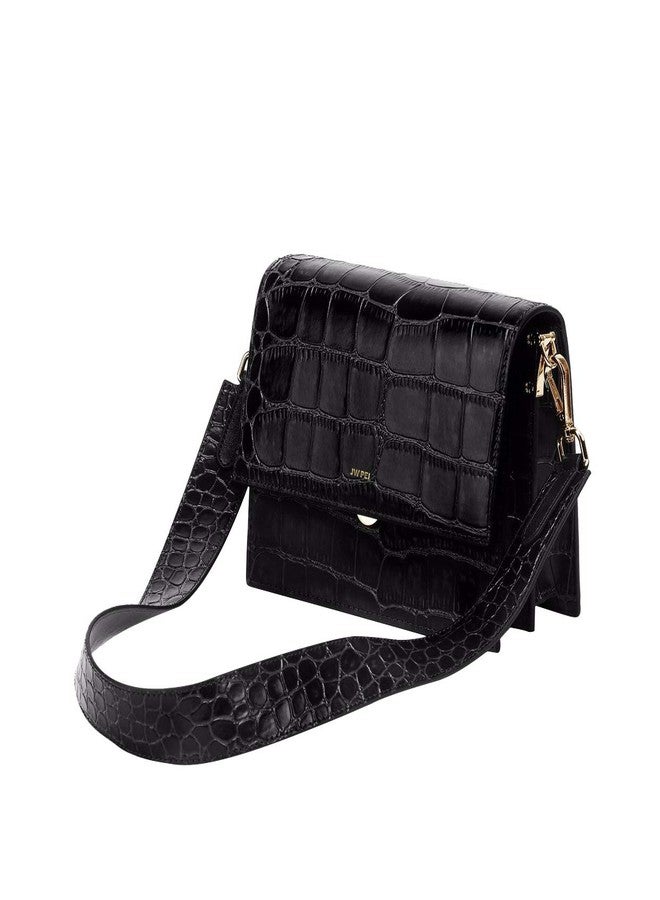 JW PEI Women's Mini Flap Crossbody - Black - Image 1