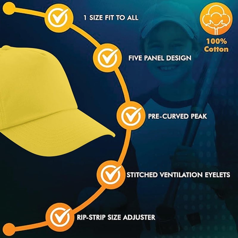 YANEK unisex-child kids cap Baseball Cap Quick available purchase options - Image 4