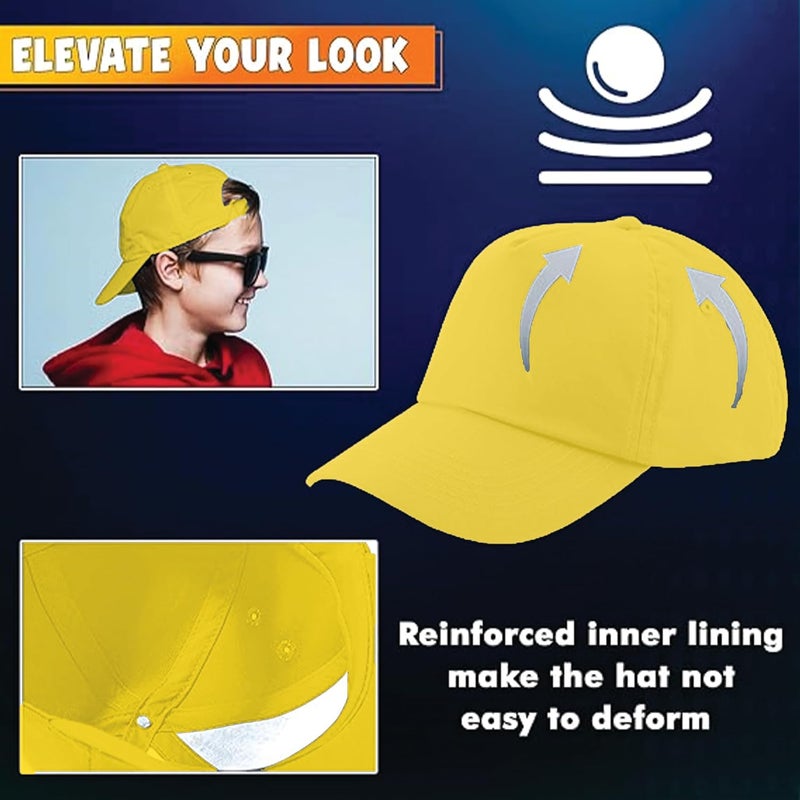 YANEK unisex-child kids cap Baseball Cap Quick available purchase options - Image 5