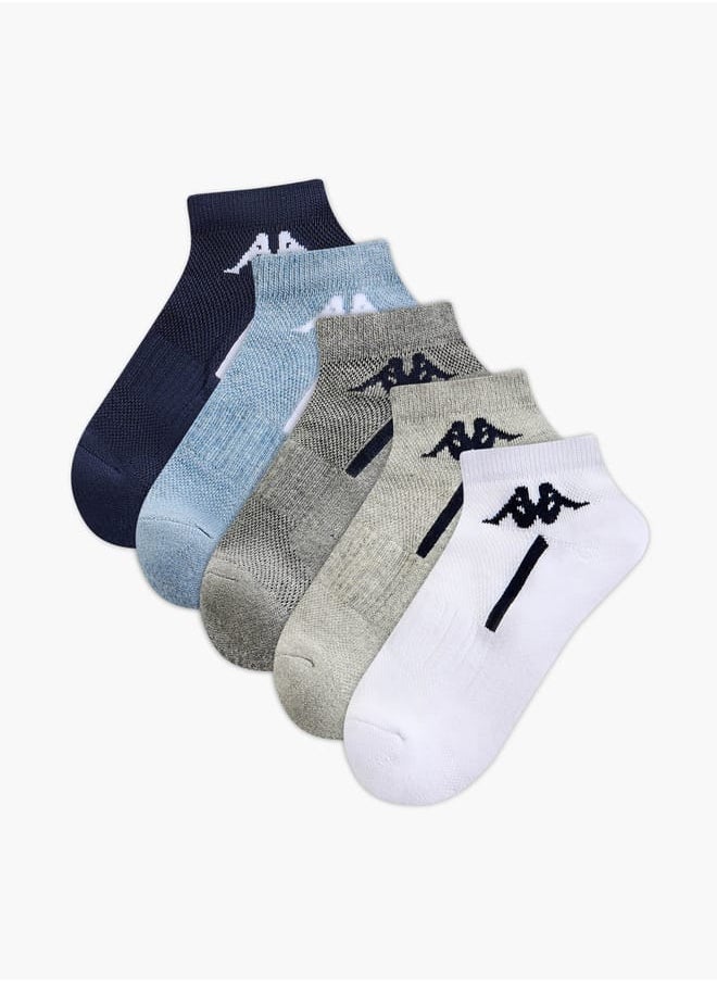 Kappa Boys Assorted Ankle Length Sports Socks - Set of 5  - Image 1