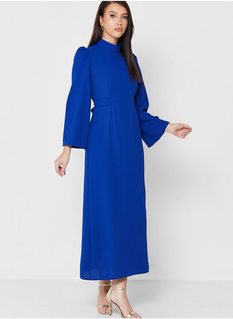 Khizana Puff Sleeve Shift Dress  - Image 4