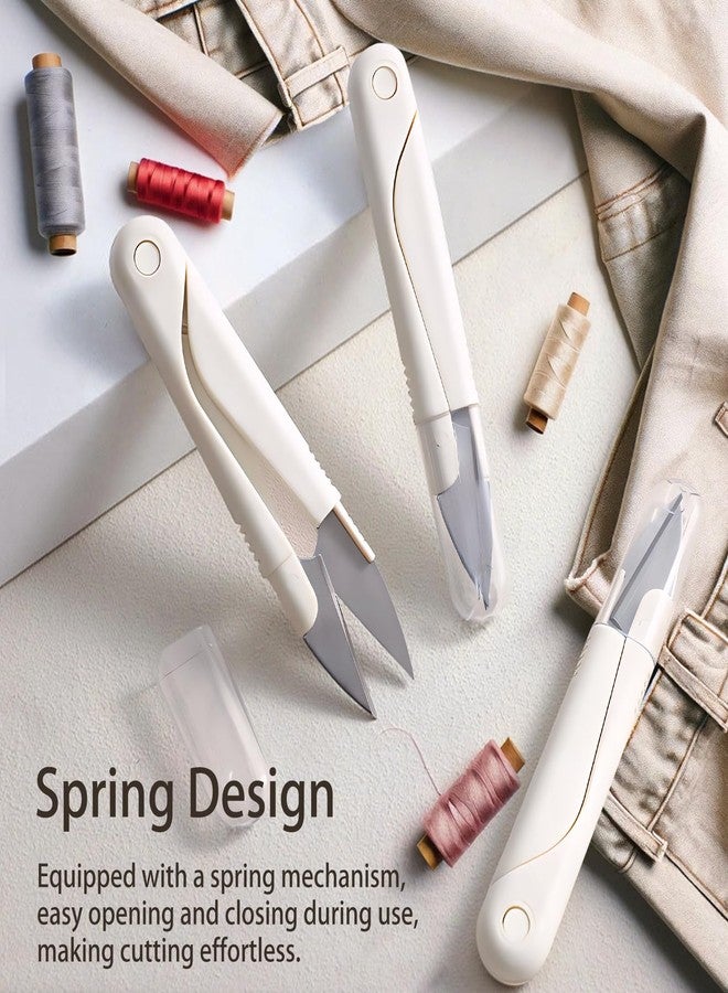 Kootinn 5-Pack Stainless Steel Thread Cutter Scissors - Ergonomic, Versatile, and Durable for Crafting, Embroidery, and Knitting - Image 2