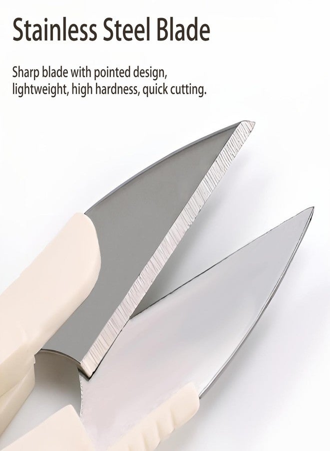 Kootinn 5-Pack Stainless Steel Thread Cutter Scissors - Ergonomic, Versatile, and Durable for Crafting, Embroidery, and Knitting - Image 4