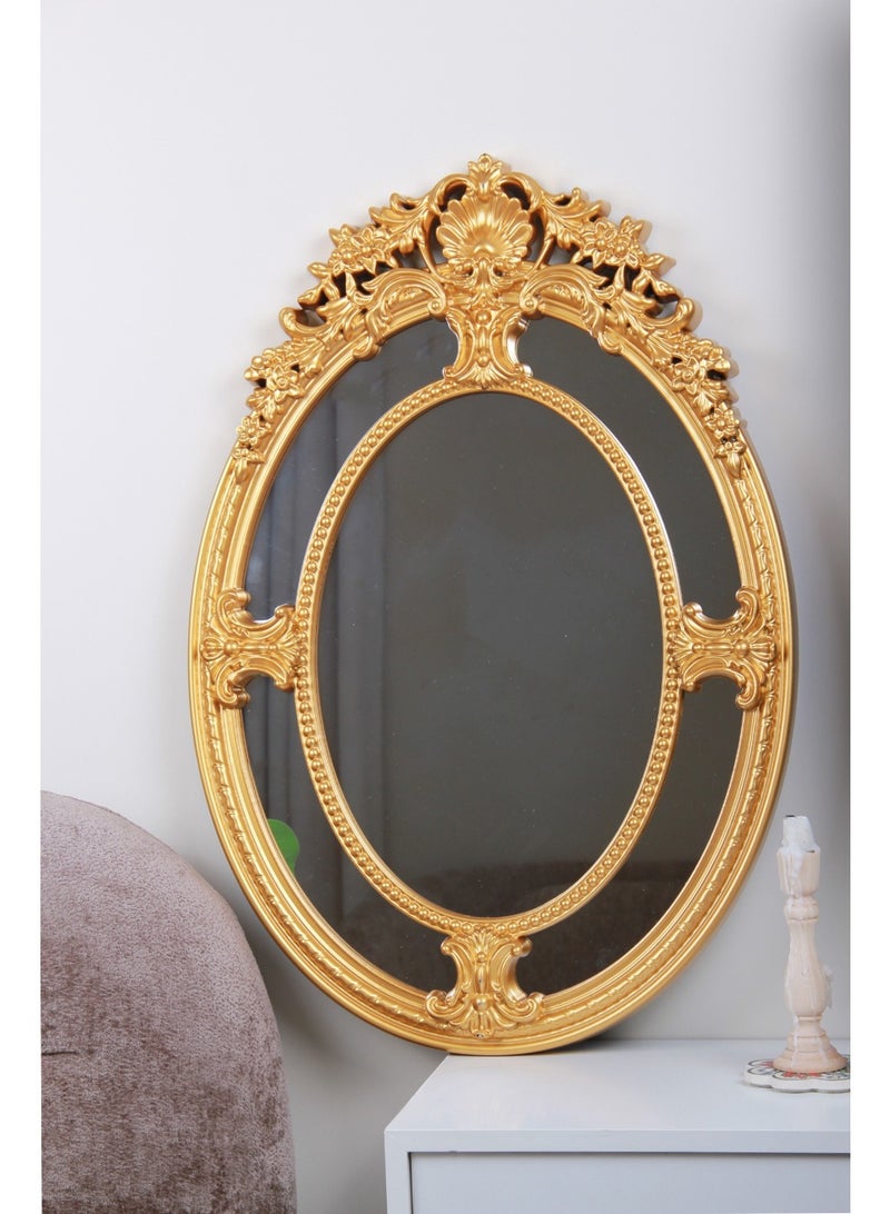 Generic420apple An elegant mirror with a luxurious frame adds a touch of sophistication to the space. 80 x 54 cm - Image 3