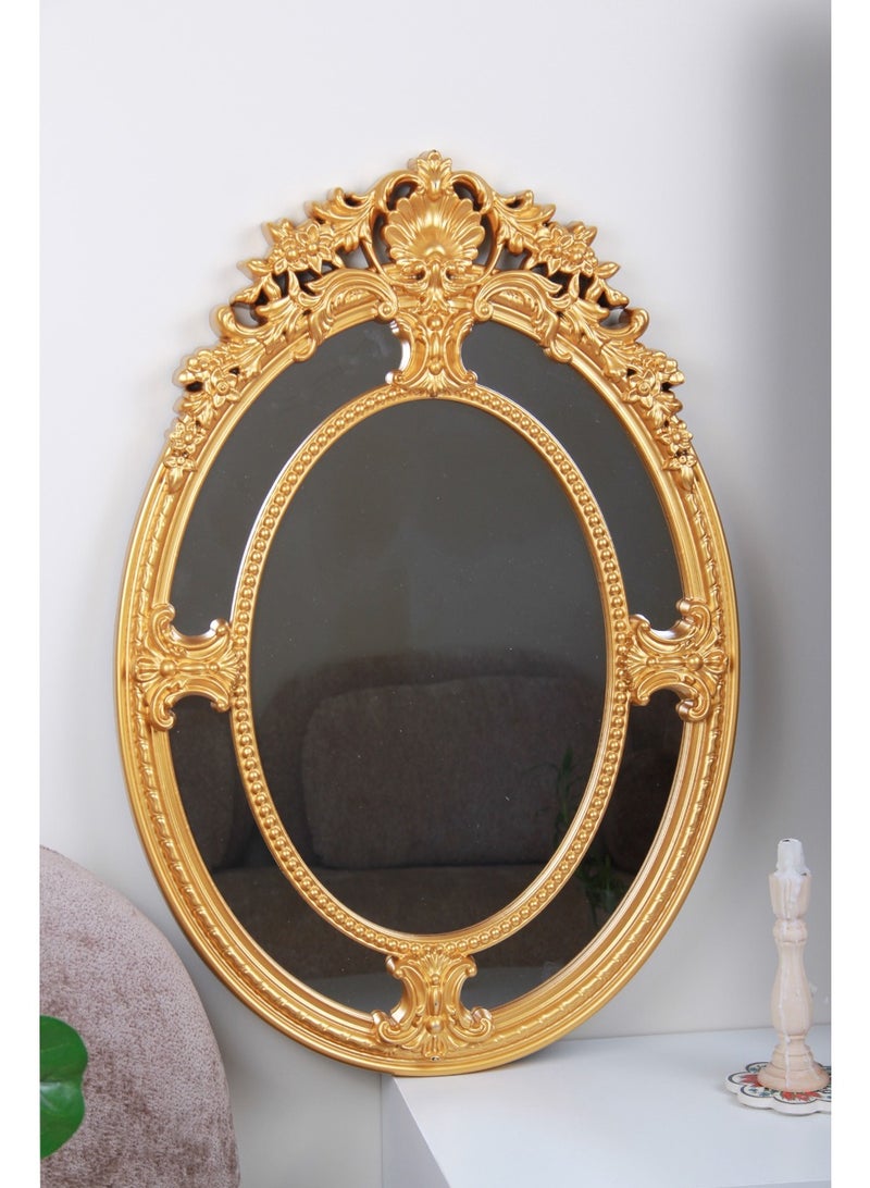 Generic420apple An elegant mirror with a luxurious frame adds a touch of sophistication to the space. 80 x 54 cm - Image 4