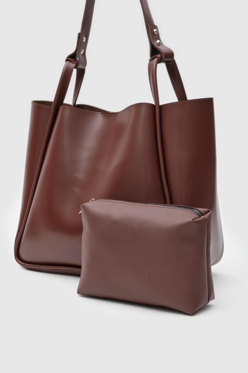 Shule Bags Pera Hazelnut Shell Shoulder Bag