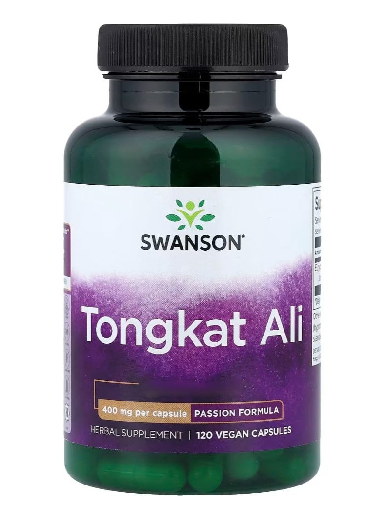 SWANSON Tongkat Ali 400 mg 120 Vegan Capsules - Image 1