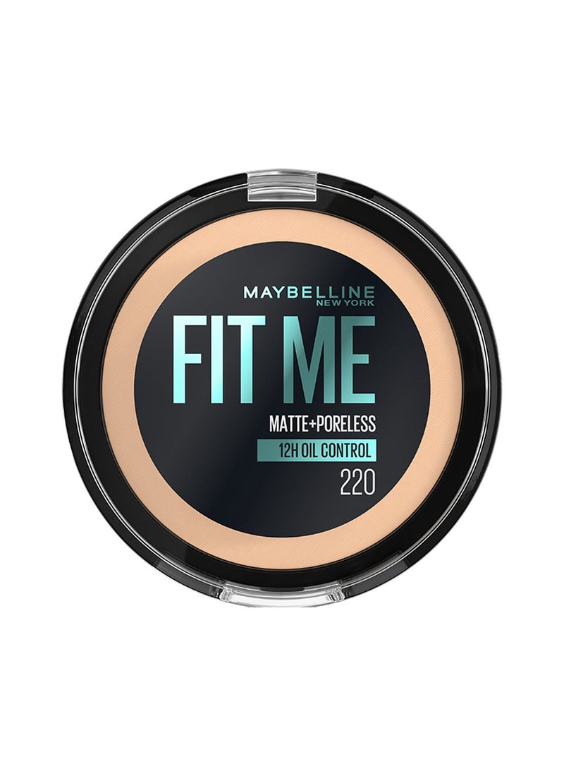 MAYBELLINE NEW YORK Fit Me Matte & Poreless Powder - 220 Natural Beige & Colossal Kajal Argan Oil Eyeliner - 12H Extra Black & Maybelline New York Superstay Matte Ink Liquid Lipstick - 65 Seductress 65 Seductress Bundle - Image 2