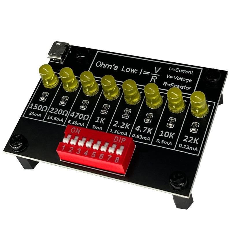 tingbowie Soldering Practice Kit DIY Practical Electronic Circuit Project Resistor Training Board for Beginners - Image 2
