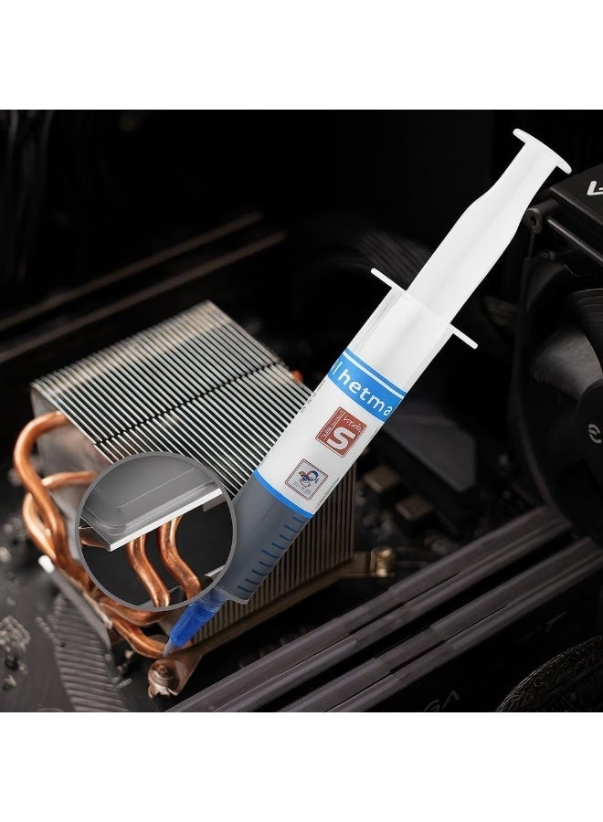 HM501 Thermal Silicone Paste for CPU/GPU , High- performance thermal compound with 1.5-2.3 W/m·K conductivity, ensuring efficient heat dissipation, stable cooling, and reliable electrical insulation for PC components - Image 5