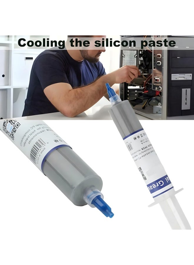 HM501 Thermal Silicone Paste for CPU/GPU , High- performance thermal compound with 1.5-2.3 W/m·K conductivity, ensuring efficient heat dissipation, stable cooling, and reliable electrical insulation for PC components - Image 4