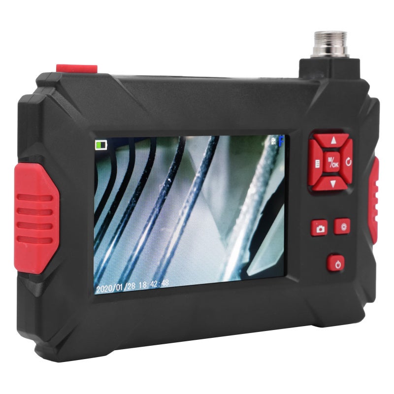 Industrial Endoscope 5M 9pcs LED Lights Dual Lens - Dual-View Split-Screen Display Clear Images for Automobile Maintenance, Air Conditioning Maintenance, Pipeline Inspection - Image 2