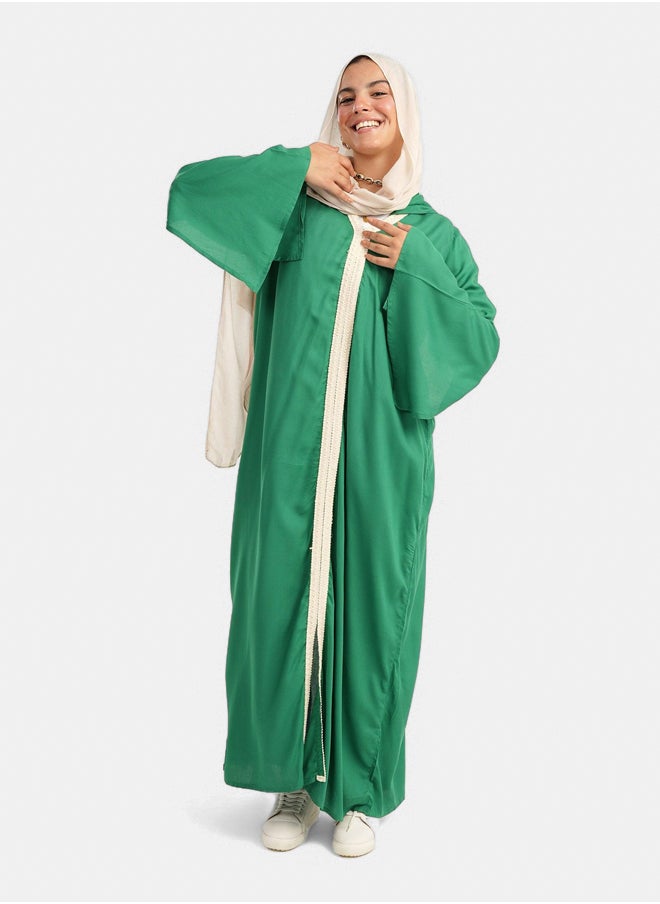 Clue - Dress with Flared Sleeves - Image 1