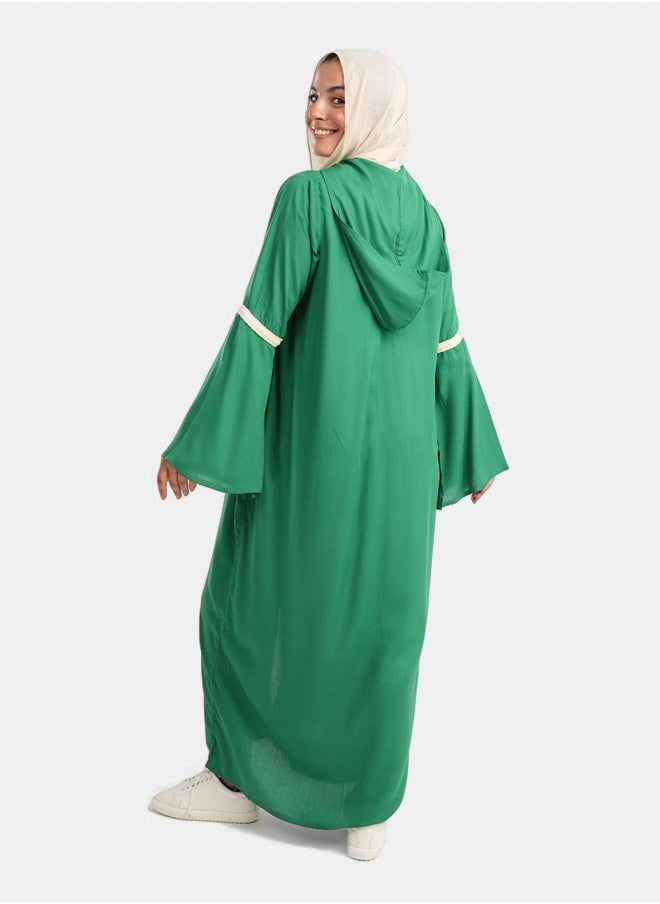 Clue - Dress with Flared Sleeves - Image 1