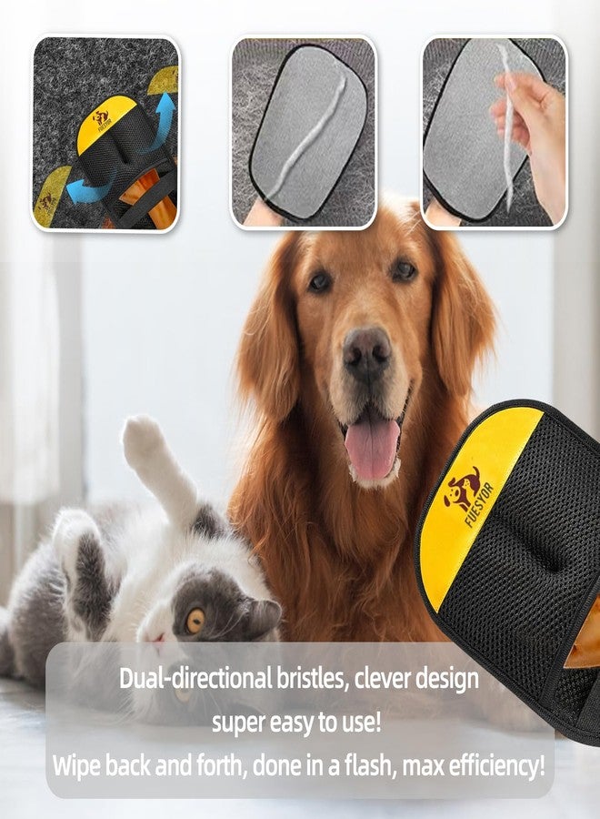Fuesyor Pet Hair Remover Tool Glove for Cats & Dogs, Static Lint and Fur Removing Mitts for Laundry, Couch, Carpet, Clothing, and Auto Seats - Image 3