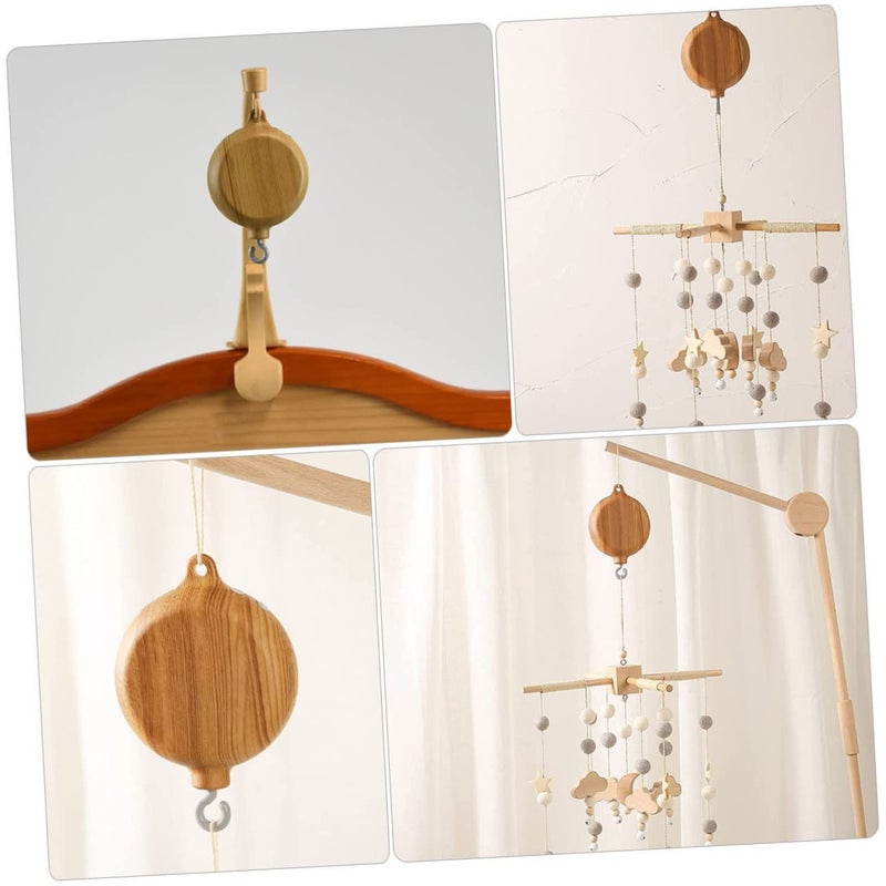 Infant Musical Crib Mobile With Play Pause Button Lightweight Music Box - Image 4