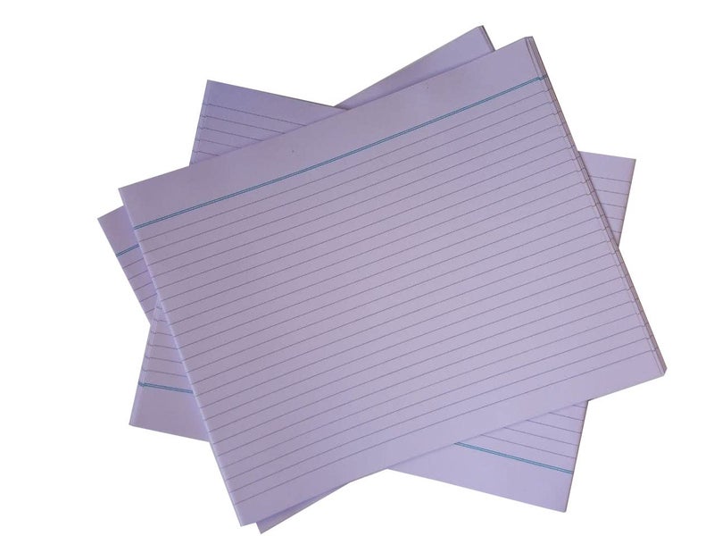 KRASHTIC Answer Sheets for Exam Practice and for test 100 Sheets Only (50 Joint Sheets Without Fold, With Folding 100 Sheets Or 200 Pages) Both Side Ruled Size 29X23 Cm - Image 1