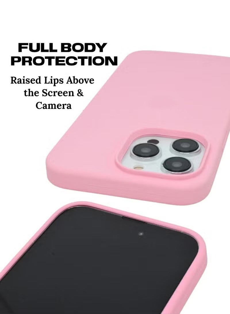 BORTONY iPhone 13 Pro Max Case Liquid Silicone Anti Scratch Anti Fingerprint Soft Silky Touch Shockproof Protective Cover for Apple iPhone 13 Pro Max - Image 2