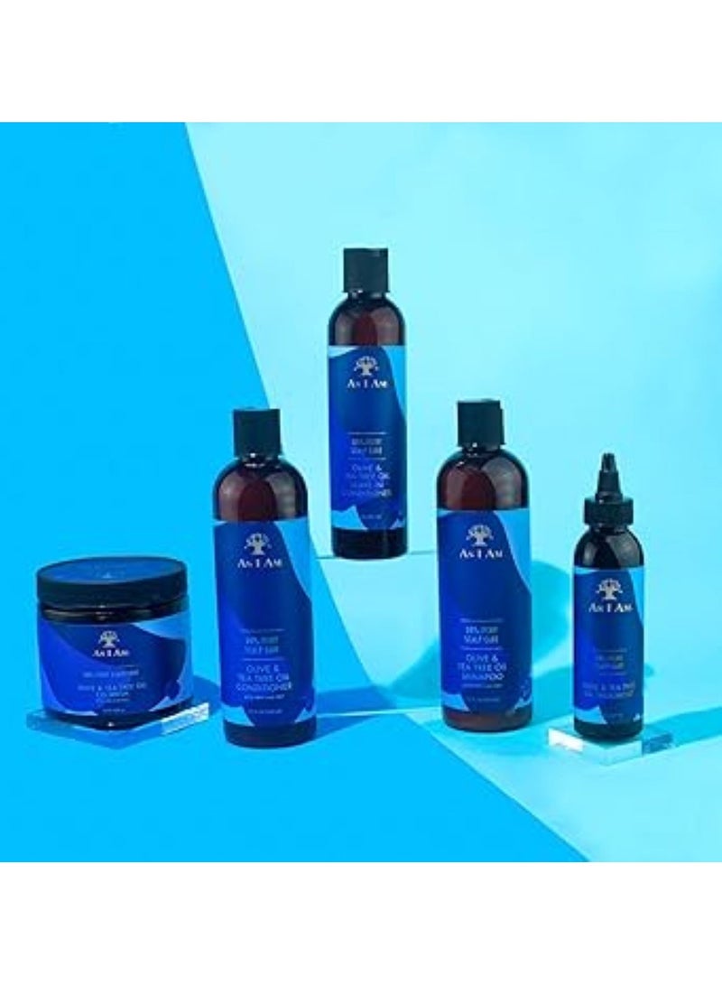 آز أي آم بلسم للعناية بفروة الرأس الجافة والحكة مع زيت الزيتون وشجرة الشاي - 12 أونصة - Image 4