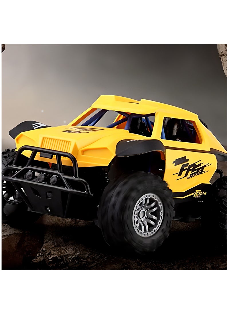 10 km/h High Speed 4WD Racing Truck 1/16 All Terrain RC Cars 2.4 GHz Radio Controlled TPR Tyre Remote Control Buggy for Adults and Children Parent-Child Interactive Leisure Toy - Image 4