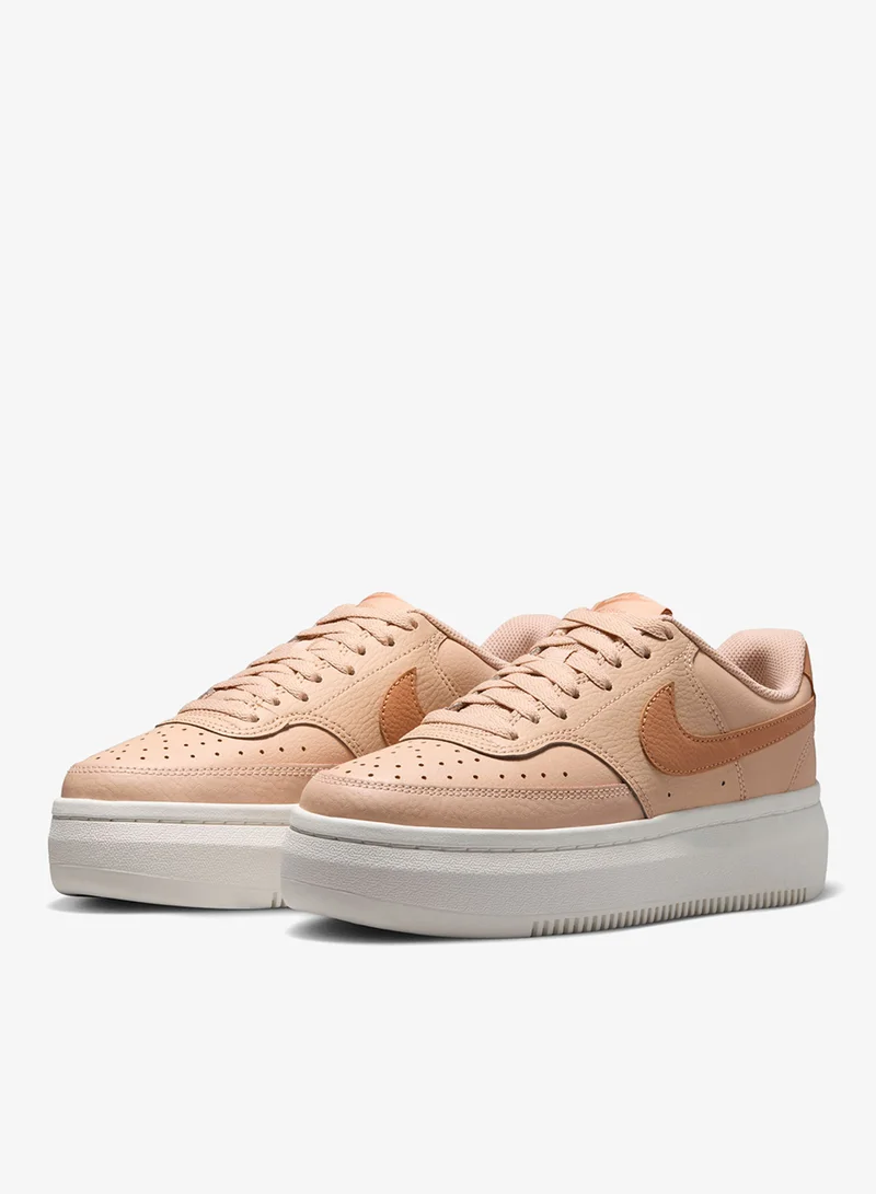 Nike SHIMMER/LT COGNAC-SAIL Court Vision Alta Ltr for Women | Best Price UAE