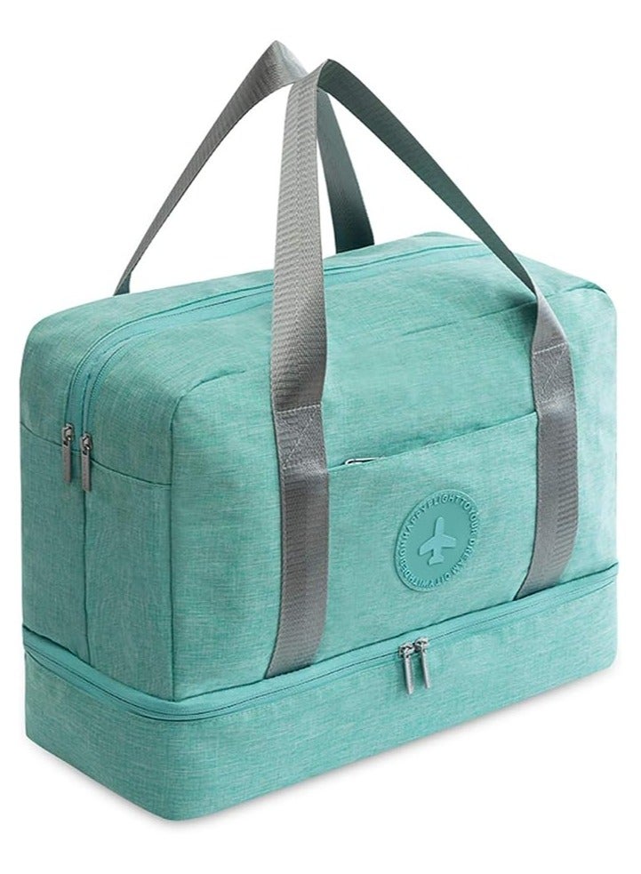 SamoDani Gym, Sports, Beach Bag with Shoes Compartment,  Separate Waterproof pocket for wet stuff, Travel Duffel for Men and Women - Image 1
