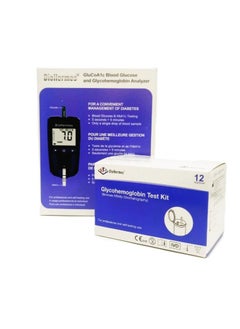 Bio Hermes device for measuring glycated glucose A1C+, a pack of 12 strips (measured for the past 3 months).