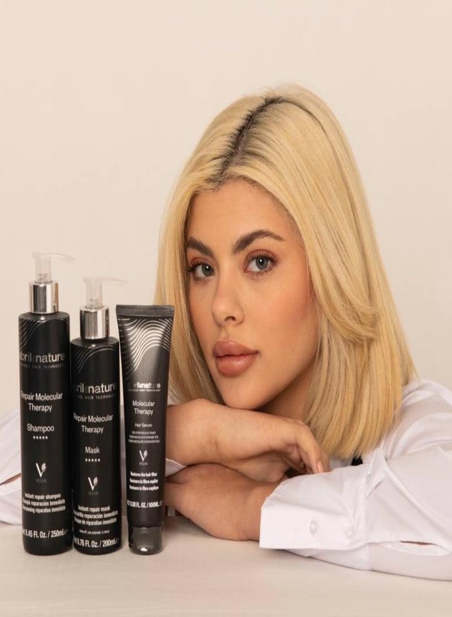 abril et nature - Professional Shampoo Molecular Therapy - For Extremely Damaged, Overprocessed, or Aging Hair - Restructures, Repairs, and Fills the Hair Fiber - Healthy and Strong Hair - 1000 ml - Image 2