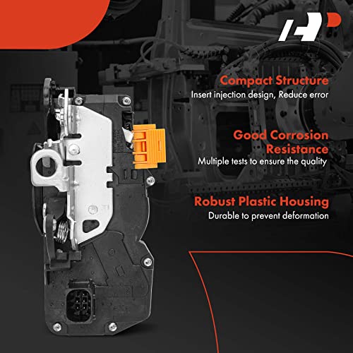 A-Premium Door Lock Latch Actuator Compatible with Cadillac Vehicles -CTS 2009 2010 2011 2012 2013 2014 - Front Right Passenger Side, 5 Pins, Replace# 25876535, 22741952 - Image 5