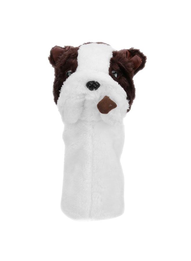Thoraya - Bulldog Style Plush Fabric Golf Club Driver Headcovers Head Cover Golfer Accessory - Image 1