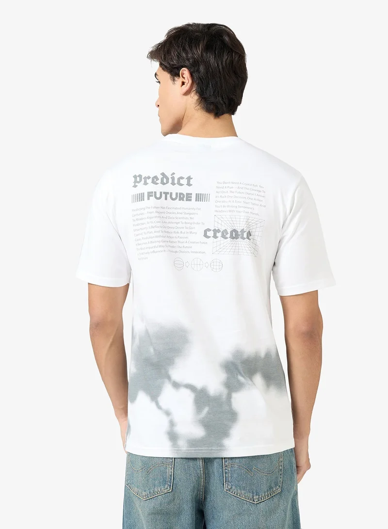 Seventy Five Graphic Print Regular Fit T-Shirt