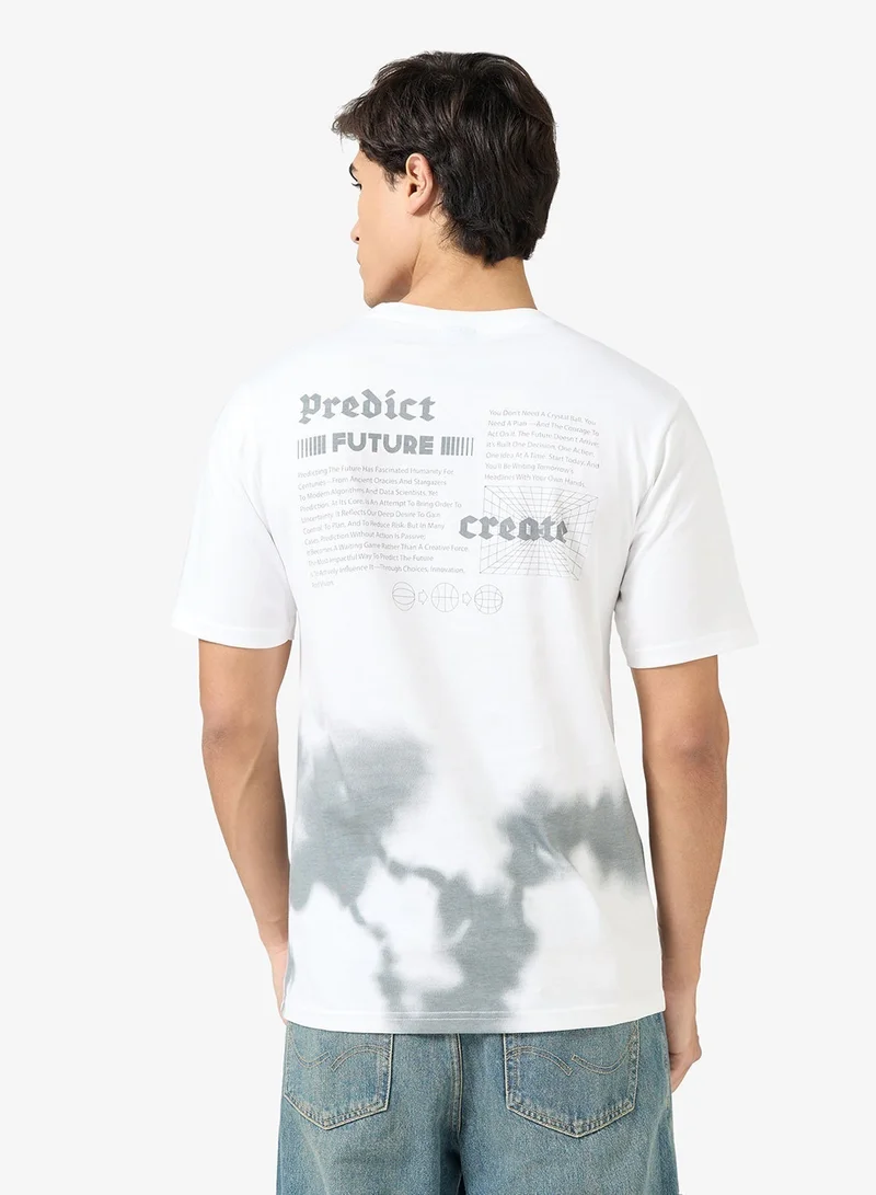 Seventy Five Graphic Print Regular Fit T-Shirt