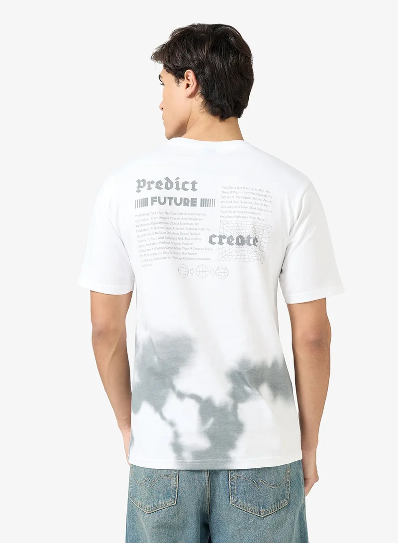 Seventy Five Graphic Print Regular Fit T-Shirt