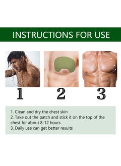 EELHOE Gynecomastia Compress Patch - Ginger Cream for Men, Tightening and Sculpting Chest Muscles with Natural Ingredients (12 Pcs)  - Image 2