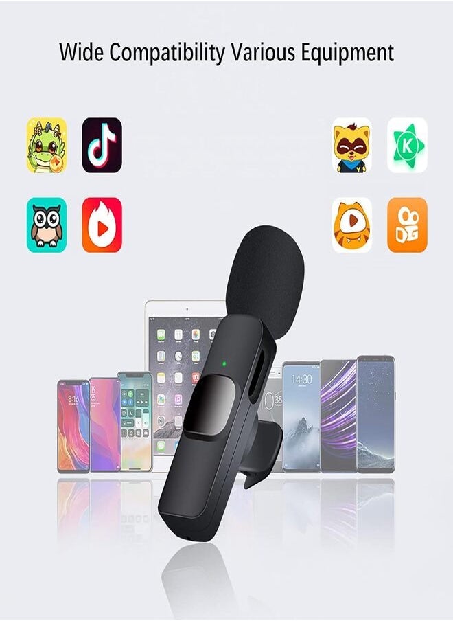 Generic Wireless Lavalier Microphone for iPhone iPad USB C Smartphone, Plug and Play Mini Mic for YouTube TikTok Live Streaming Gaming  Auto Noise Reduction  - Image 4