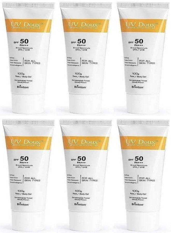 بريتون جل واقي من الشمس UV Doux بعامل حماية 50 PA+++ | حماية واسعة النطاق من الأشعة فوق البنفسجية UVA وUVB | لا يترك طبقة بيضاء | خالٍ من البنزين | معتمد من أطباء الجلدية | لا يسد المسام | مقاوم للماء | مناسب للبشرة الدهنية والمعرضة لحب الشباب والحساسة | 75 غرام × 3 - Image 2