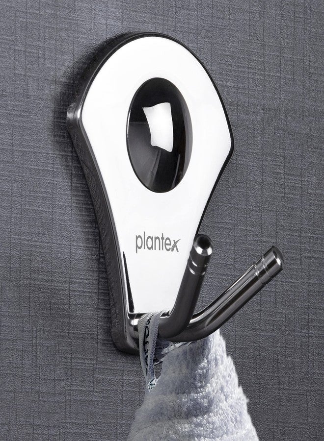 Plantex Royal Stainless Steel Bathroom Accessories Set/Bathroom Hanger for Towel/Towel Bar/Napkin Ring/Tumbler Holder/Soap Dish/Robe Hook (Pack of 10) - Image 5