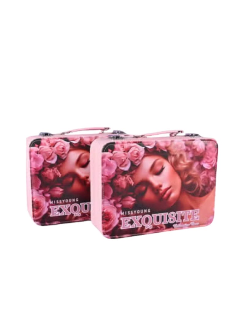 MISS YOUNG EXQUISITE New Makeup Kit – Professional All-in-One Cosmetic Set with Eyeshadow, Blush & Lip Colors - Image 3