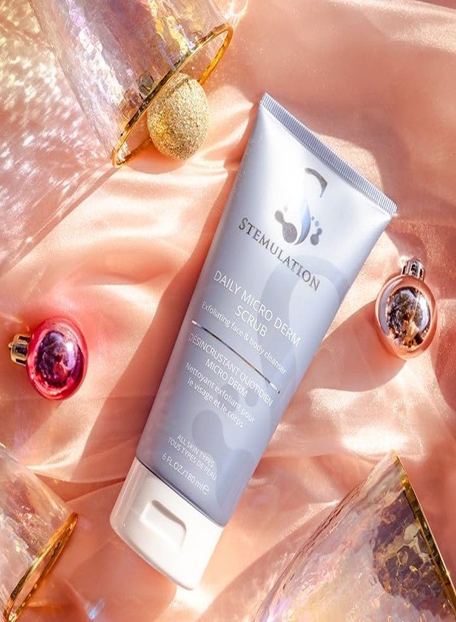 Stemulation Daily Micro Derm Scrub - Gentle Exfoliator Scrub For Face And Body - Aloe Based Antioxidant Complex For Refined Healthy Skin - Image 5