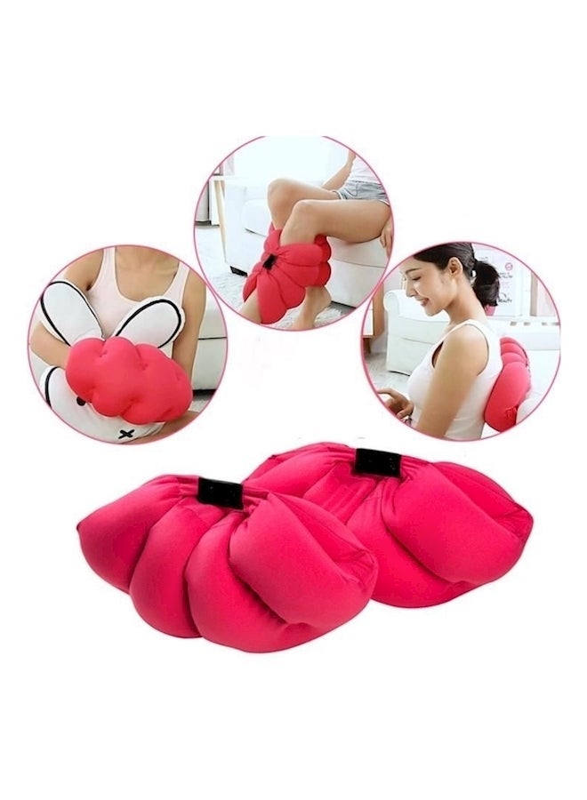 NIBEMINENT Printed Cushion Cover Red/Black 35x15x15cm - Image 2