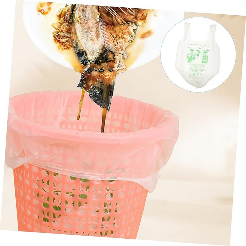 أكياس قمامة قابلة للتحلل الحيوي بفم مسطح 20 قطعة، أكياس بطانة مطبخ مقاومة للتمزق - Image 5