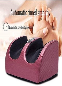 Foot Massager with Heat Foot Massage Machine Shiatsu Foot Massage Foot Sole Electric Foot Massager with Heat Deep Kneading Shiatsu Foot Massager Machine Red Wine