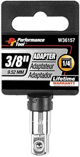 Performance Tool W36157 1/4 Female x 3/8 Male Adapter - Image 1
