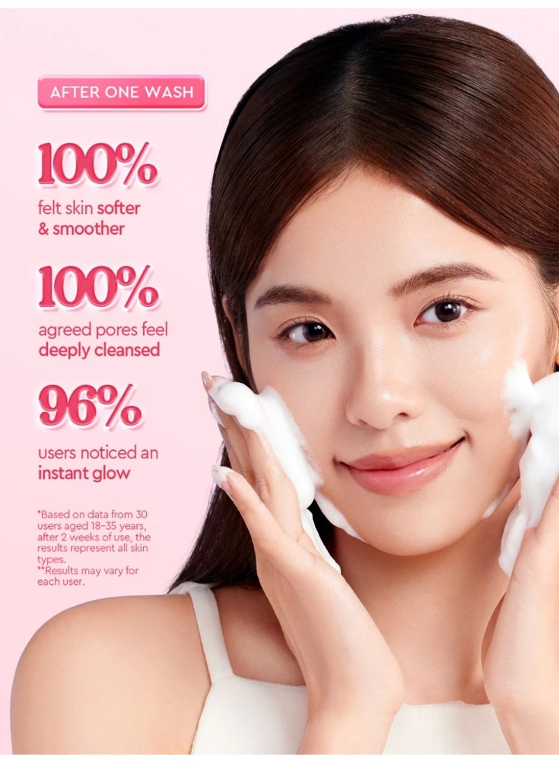 Glad2Glow 2pcs Niacinamide Serum Facial Wash - Image 2